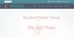 Desktop Screenshot of lexmed.co.za